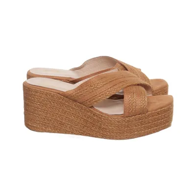Chaussure compensées (Marron) de Givana