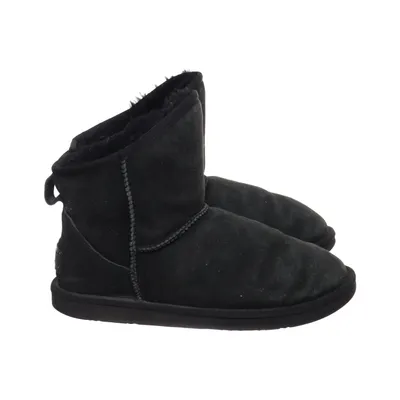 Ankelstøvler (Sort) fra Australia Luxe Collective Læder, Uld