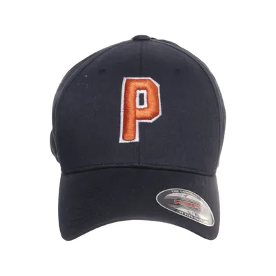 Casquette de baseball (Bleu, Orange) de Yupoong Coton, Élasthane, Polyester