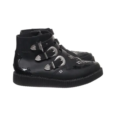 Ankle boots (Black) from T.U.K Polyurethane