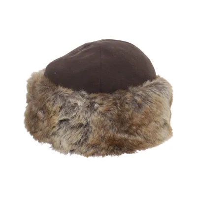 Mütze (Braun) von Barts Fur Deluxe Kunstpelz, Polyester