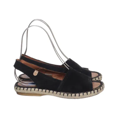 Espadrilles (Noir) de Verbenas Cuir