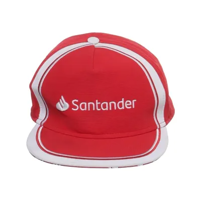 Baseballkeps (Röd, Vit) från Santander Elastan, Polyester
