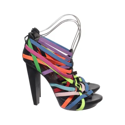 High heel sandals (Black, Multicolored) from United Nude