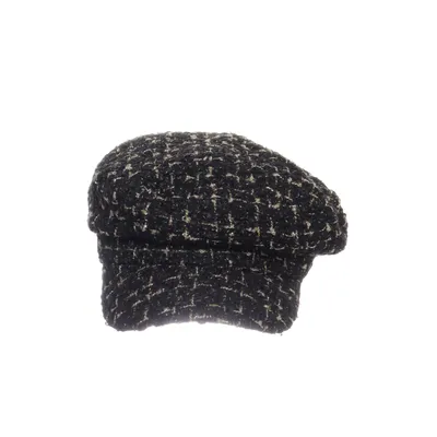 Newsboy cap (Svart, Guldfärgad) från Zara Accessories Metallfiber, Polyester, Viskos