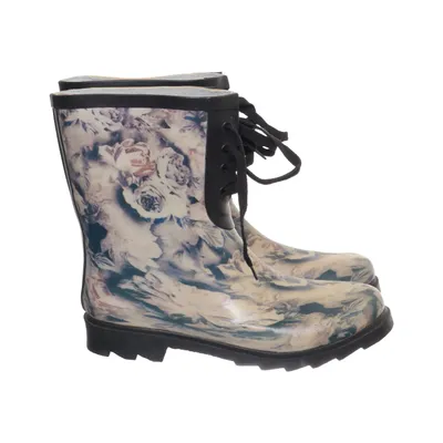 Rubber boots (Blue, Beige, Multicolored) from Duffy