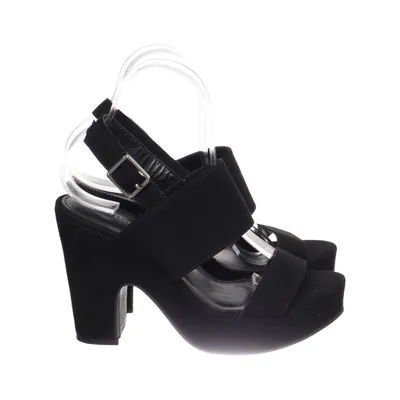High heel sandals (Black) from Attitude