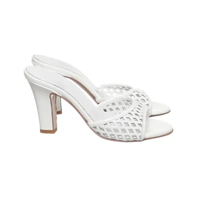 Mules (White) from Guglielmo Rotta Leather