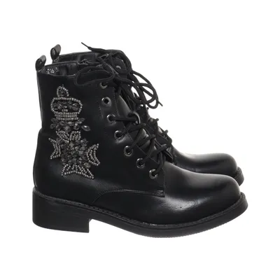 Schnürstiefel (Schwarz) von Super Me