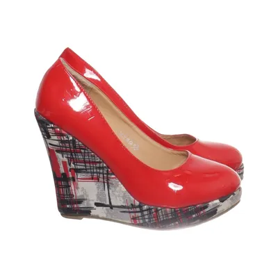 Chaussure compensées (Rouge, Multicolore) de Sergio Todzi Faux cuir