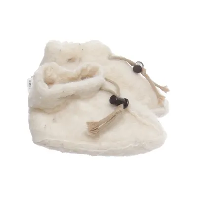 Baby booties (Beige) from Alwero Wool
