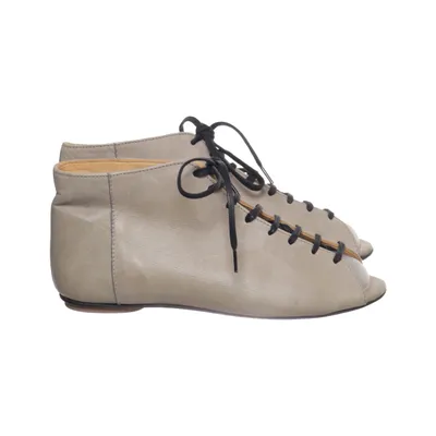Bottines (Beige) de D.Co Copenhagen Cuir