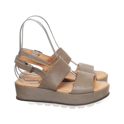 Sandales (Gris) de Werner Cuir