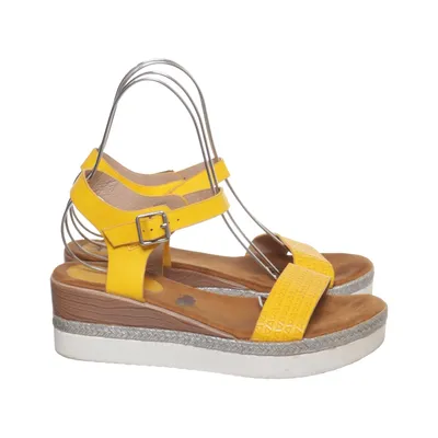 Wedges (Yellow, Beige, Brown) from Kayla