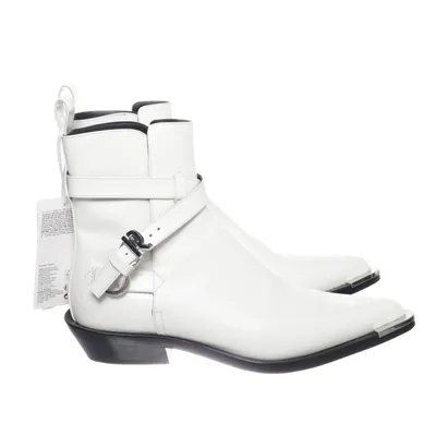 Enkellaarzen (Wit) van Rabanne x H&M Leer
