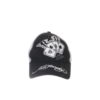 Trucker cap (Black, Gray, White) from Ed Hardy x Urban Outfitters Cotton, Polyester