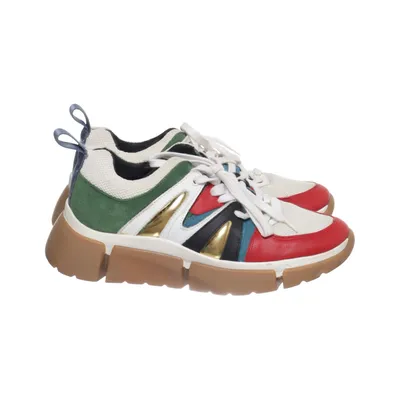 Baskets (Blanc, Multicolore) de Cuplé Cuir