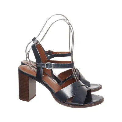 High heel sandals (Blue) from Georgia Rose Leather
