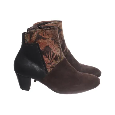 Ankle boots (Brown, Black) from Think! Leather