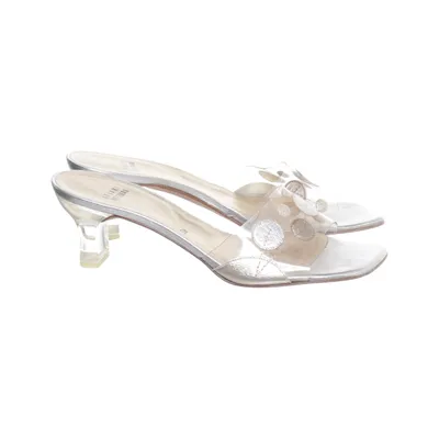Mules (Argent, Or) de Stuart Weitzman Cuir