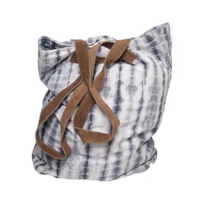 Canvas bag (Blue, White) from Seafolly Cotton, Leather