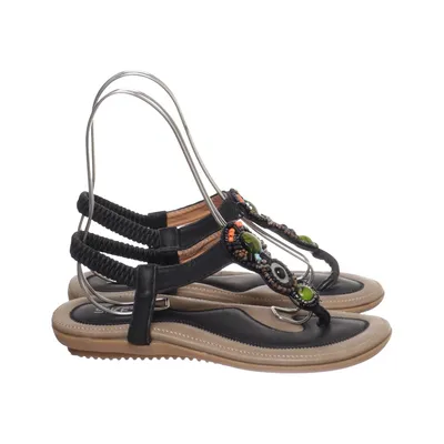 Sandals (Black, Beige, Multicolored) from Siketu Polyurethane