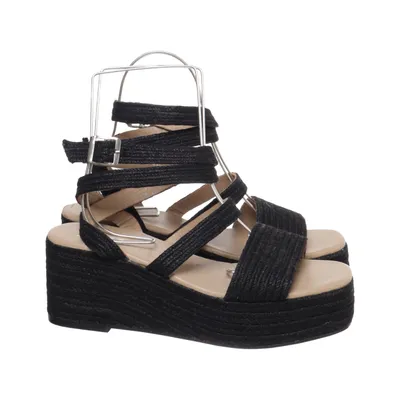 Chaussure compensées (Noir, Beige) de Another A Cuir