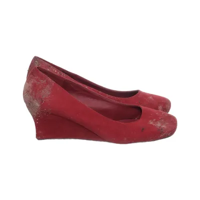 Chaussure compensées (Rouge) de Uno Due Tre Polyester