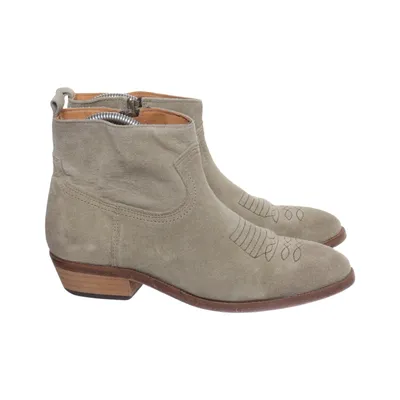 Ankle boots (Beige) from Catarina Martins Leather