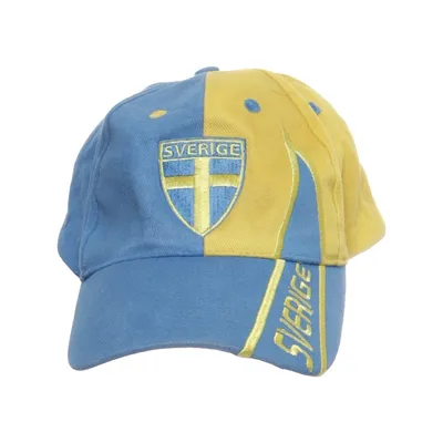 Casquette de baseball (Bleu, Jaune) Coton