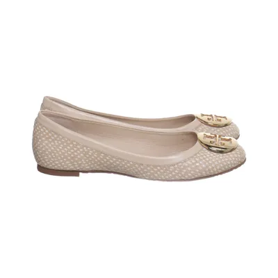 Ballerina's (Beige) van Tory Burch Leer