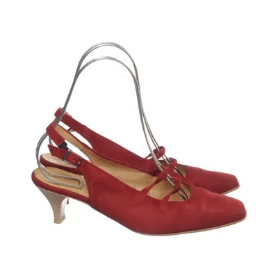 High heel sandals (Red) from Pertti Palmroth Leather