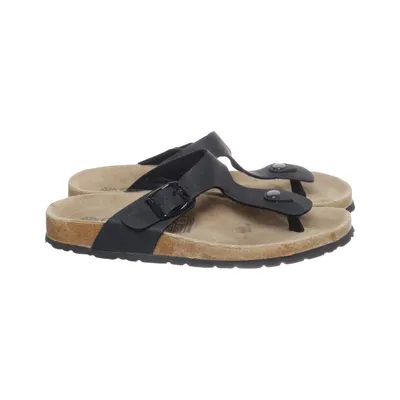 Teenslippers (Zwart) van Oyanda Leer