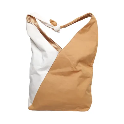 Sac en toile (Marron, Blanc) de Sensai Coton, Polyester recyclé