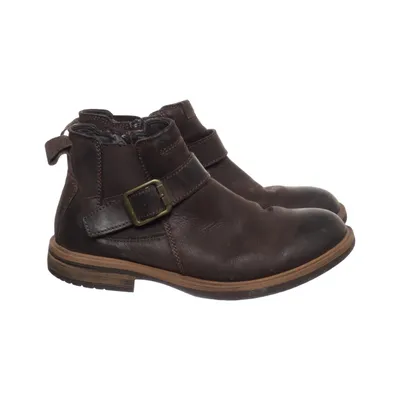 Ankle boots (Brown) from AM Shoe Company Leather
