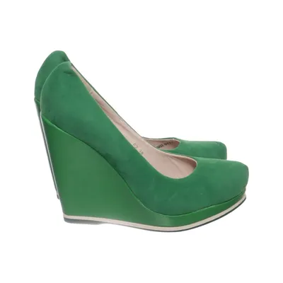 Wedges (Green) from Farasion Leather