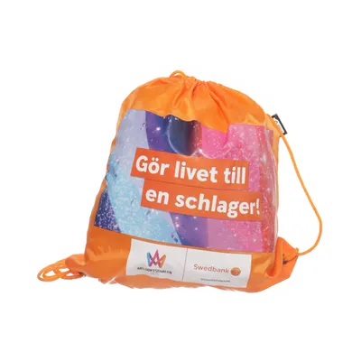 Sports bag (Orange, Multicolored) from Prêt Recycled polyester