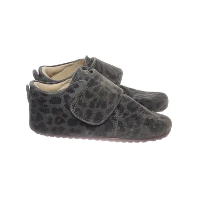 Chaussons pour bébé (Gris, Noir) de Pom Pom Cuir