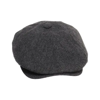 Platte pet (Grijs) van H&M Polyester, Wol