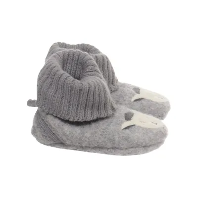 Baby booties (Gray) from Maximo Polyurethane, Wool