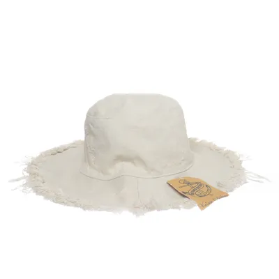 Solhat (Beige) fra Beyond Retro Bomuld, Polyester, Viscose