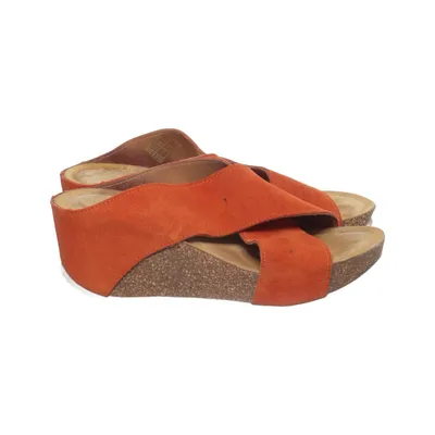 Slip-ins (Orange) från Bella Moda Skinn