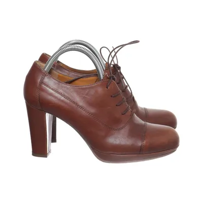 Heeled boots (Brown) from Lottusse Leather