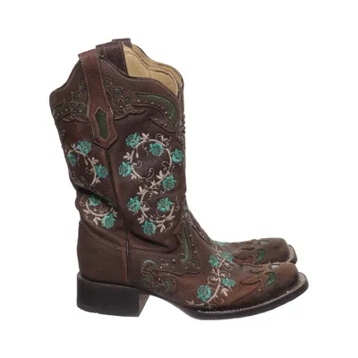 Cowboylaarzen (Bruin, Meerkleurig) van Coral