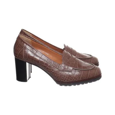 High heels (Brown) from Voltan Leather