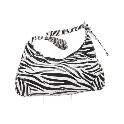 Shoulder-bag (White, Black) from Silfen Polyurethane, Recycled polyester