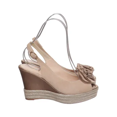 Wedges (Beige) from Unisa Leather