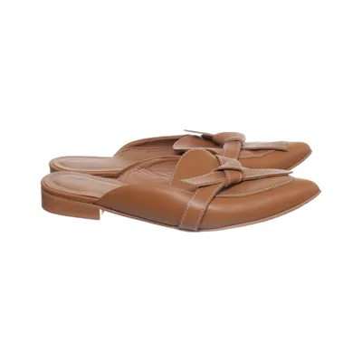 Mules (Brown) from Flattered Leather