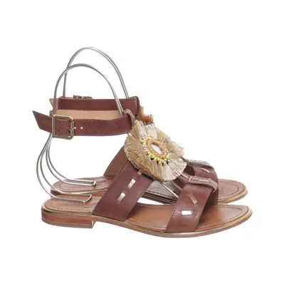 Sandals (Brown, Beige, Gold) from Mellow Yellow Leather