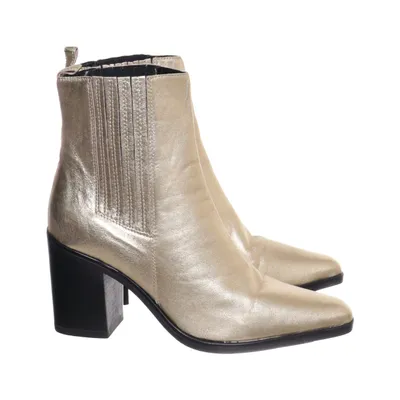 Heeled boots (Gold) from Lazzarini Leather